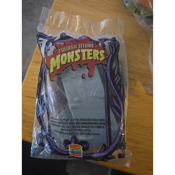Burger King Kids Club 1997 Universal Studios Monsters Frankenstein New Sealed - Picture 5 of 7